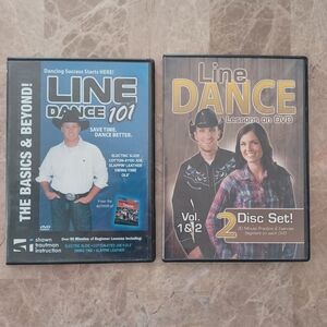 Line Dance Lessons 101 DVD Set - Includes 3 DVDs Fitness Dancing Self Help